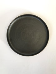 French Stoneware Basic dessert plate - Anthracite - eyespy