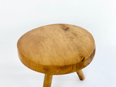 Vintage tripod side table / stool