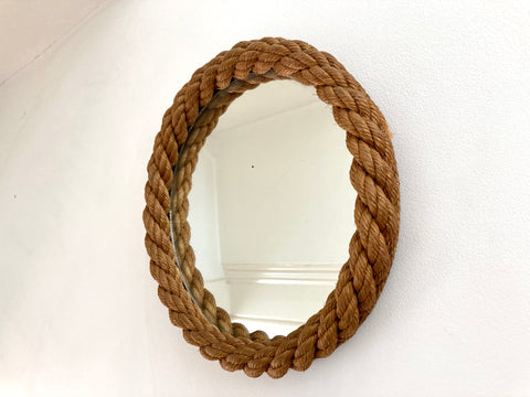 Rope mirror, Audoux & Minet. France 1950-60