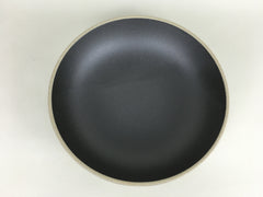 Hasami Porcelain Half Glaze Bowl Black Large - Matte Glaze - eyespy
