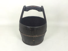 Antique Chinese wooden bucket - eyespy