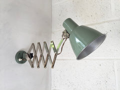 1950s French scissor arm wall lamp - eyespy