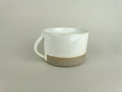 French Stoneware Basic breakfast cup - Ivory - eyespy