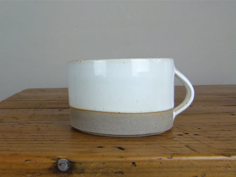 French Stoneware Basic breakfast cup - Ivory