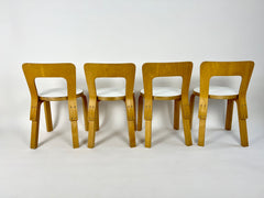 Kid's N65 chairs by Alvar Aalto for Artek, Finland 1960-70