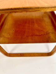 Early edition 1930s side table 915 by Alvar Aalto for Finmar