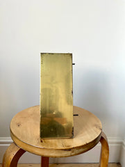 Vintage brass shop sign letter A from France, mid 20th century