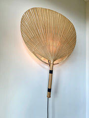 Uchiwa wall light by Ingo Maurer for M-Design, Germany 1970s