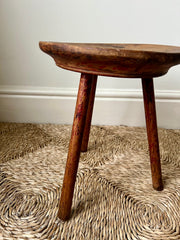 Rustic Welsh Farmhouse Stool