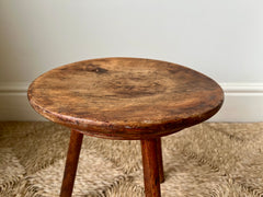 Rustic Welsh Farmhouse Stool