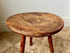 Rustic Welsh Farmhouse Stool