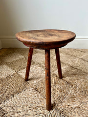 Rustic Welsh Farmhouse Stool