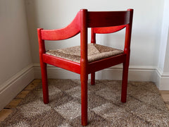 Original 1960s Carimate dining chairs by Vico Magistretti