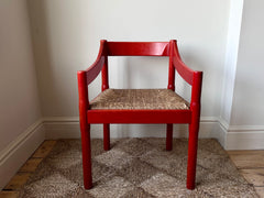Original 1960s Carimate dining chairs by Vico Magistretti