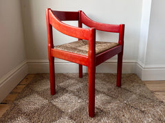 Original 1960s Carimate dining chairs by Vico Magistretti