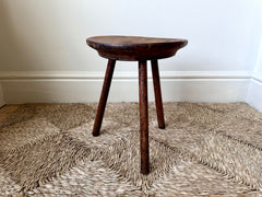 Rustic Welsh Farmhouse Stool