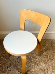 Kid's N65 chairs by Alvar Aalto for Artek, Finland 1960-70