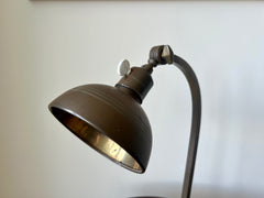 Art Deco brass table lamp. France, early 20th Century