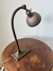 Eyespy - Original early 20th century art deco period table/desk lamp in brass from France.