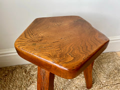 Eyespy - Brutalist primitive stools manufactured by Aranjou, France, c. 1960. Similar in design to Olavi Hanninen Mikko Nupponen stools.