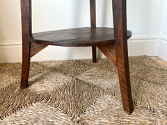 Antique Cricket Side Table, France, 19th Century