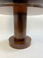Art deco walnut centre table. England c.1920
