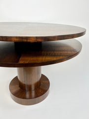 Art deco walnut centre table. England c.1920