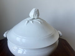 Large Vintage French Ironstone Soup Tureen / Soupière, early 20th century