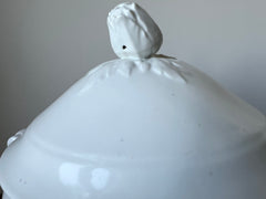 Large Vintage French Ironstone Soup Tureen / Soupière, early 20th century