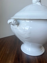 Large Vintage French Ironstone Soup Tureen / Soupière, early 20th century