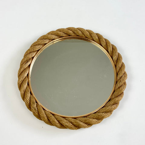 Rope mirror, Audoux & Minet. France 1950-60