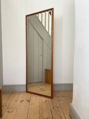 Large 1920's antique tailor's outfitter shop mirror.