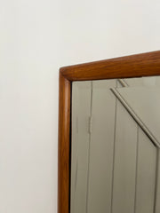 Large 1920's antique tailor's outfitter shop mirror.