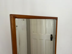 Large 1920's antique tailor's outfitter shop mirror.