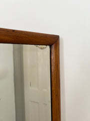 Large 1920's antique tailor's outfitter shop mirror.