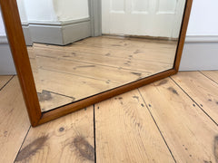 Large 1920's antique tailor's outfitter shop mirror.