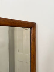 Large 1920's antique tailor's outfitter shop mirror.