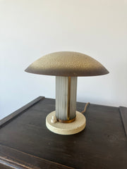 Art Deco Brass & Glass table lamp. France c.1920-30