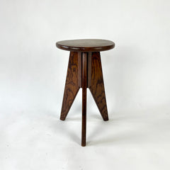 French modernist Stool / Side Table, c.1940-50