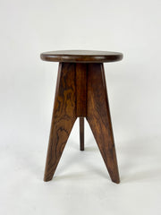French modernist Stool / Side Table, c.1940-50
