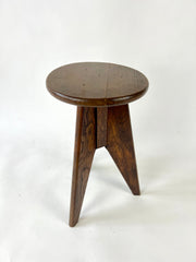 French modernist Stool / Side Table, c.1940-50