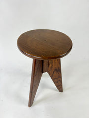 French modernist Stool / Side Table, c.1940-50