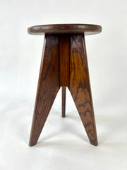 French modernist Stool / Side Table, c.1940-50