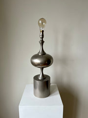 Large table lamp attributed to Philippe Barbier, France 1960-70s