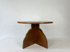 Modernist / Art Deco walnut occasional side table, circa 1930-50