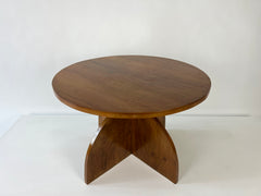 Modernist / Art Deco walnut occasional side table, circa 1930-50