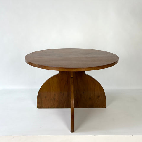 Modernist / Art Deco walnut occasional side table, circa 1930-50