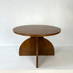 Modernist / Art Deco walnut occasional side table, circa 1930-50