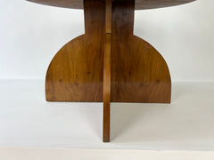 Modernist / Art Deco walnut occasional side table, circa 1930-50