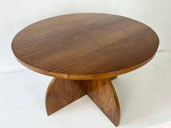 Modernist / Art Deco walnut occasional side table, circa 1930-50